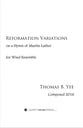 Reformation Variations Concert Band sheet music cover